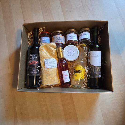 Cestoni regalo personalizzabili - Vini Frasa